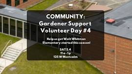 Community Support Day #4: Walt Whitman Elementary