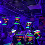 Paint and Sip Glow Party