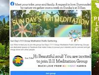 11:11 Meditation Public Group Gathering's Every Sun Day