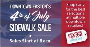 Downtown Easton’s 4th of July Sidewalk Sale