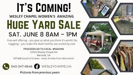 Wesley Chapel Women Huge Annual Yard Sale