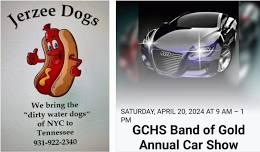 Giles County HS Band Car Show featuring Jerzee Dogs