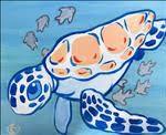 Playful Little Turtle: Kids Paint