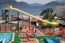 Marmaris & Icmeler Atlantis Water Park: Enjoy Water Slides, Sea-Facing Beach, and Safe Play Areas