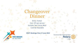 2024 Toowoomba Metropolitan Club Changeover Dinner