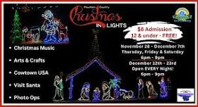 Hiawassee GA - Mountain Country Christmas in Lights at Georgia Mountain Fairgrounds