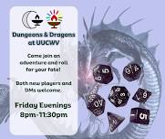 Friday Night D&D at UUCWV with WVCUUPS