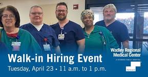 Walk-In Hiring Event