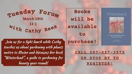 Tuesday Forum with Cathy Rees