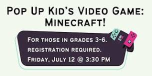 Pop Up Kid's Video Game: Minecraft