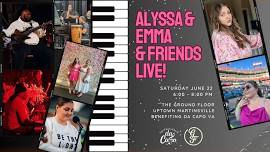 BENEFIT NIGHT: Alyssa, Emma, & Friends LIVE at the Ground Floor!