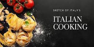 Italian Cooking Class with Sketch of Italy