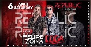 Felipe Zona & MC Coga perform LIVE at Republic Nightclub