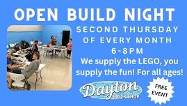 OPEN BUILD NIGHT- ALL AGES WELCOME!