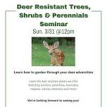 Gardening with Deer Resistant, Trees, Shrubs and Perennials — Caras Nursery