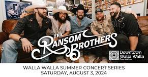 The Ransom Brothers at Walla Walla Summer Concert Series