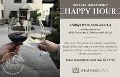 Friday Happy Hour at Weatherly Inn!