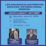 Life insurance and prepaid services informational session