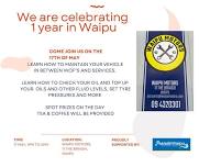 Waipu Motors 1 Year Under New Management