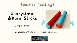 Storytime & Rain Sticks – Absarokee