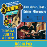 Summer Sips & Sounds Series – Adam Fox