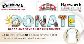 Cincinnati Favorites Summer Blood Drive Tour: LaRosa's (Westwood)