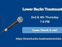 Master Public Speaking:  Come Join Lower Bucks Toastmasters