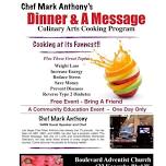 Chef Mark Anthony's Dinner & A Message