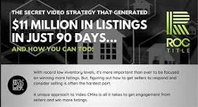 ROC University ONE Video Generates $11million in listings