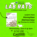 Lab Rats Book Club at Gold Vibe Kombuchary