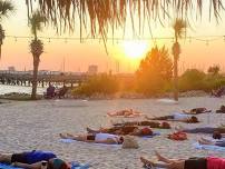 Sunset Yoga at The Charleston Harbor Resort, Patriots Point