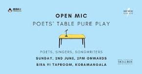 Poets' Table Open Mic