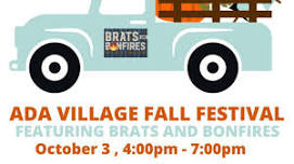 Ada Village Fall Festival featuring Brats & Bonfires