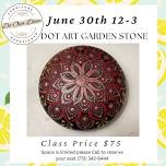 Dot Art Garden Stone with Shannon