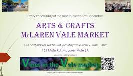 McLaren Vale SA Market SAT 25th May 2024 - INSTITUTE HALL