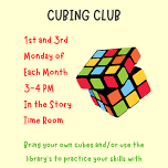 Cubing Club   — Midland Park Memorial Library in Bergen County New Jersey - 201-444-2390