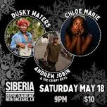 Dusky Waters, Andrew Jobin & the Crispy Boys, Chloe Marie