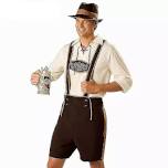 3pcs/set Adult Man Oktoberfest German Bavarian Octoberfest Festival Male Cosplay Halloween Party,xl