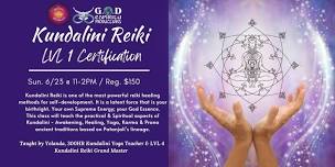 Kundalini Reiki LVL 1 Certification