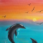 Dolphin Sunset Paint Party!!