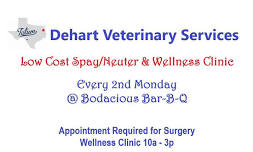 Dehart Vet Services - Tatum @ Bodacious Bar-B-Q