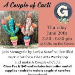 Needle Felting Workshop : A Couple of Cacti