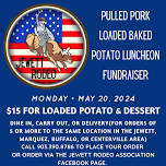 Pulled Pork Loaded Potato Fundraiser