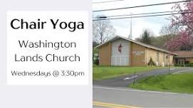 60-Min Chair Yoga with Weights @ Washington Lands Church