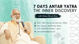 7 Days Antar Yatra – The Inner Discovery (November 2024)