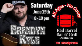 Brendyn Kyle at Red Barrel Bar & Grill