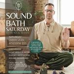 SOUND BATH SATURDAY W/ NICK MANN