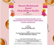 PINK RIBBON BREAKFAST EVENT WITH MOUNT RICHMOND HOTEL