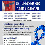 HARRISBURG: Get Checked for Colon Cancer — Healthy Southern Illinois Delta Network