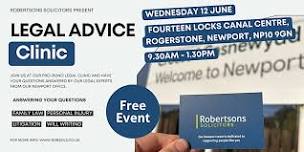 Free Legal Advice Clinic - Hosted By Robertsons Solicitors